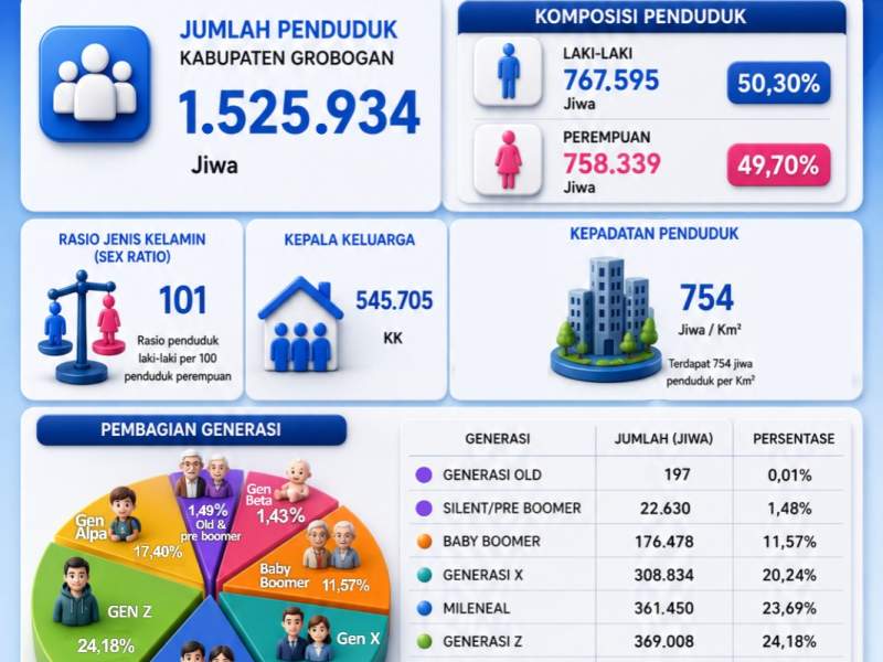 Data Agregat Kependudukan Semester I Tahun 2026